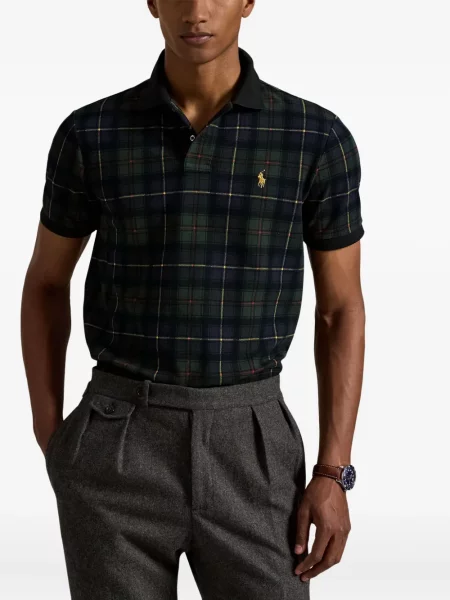 Șapcă Polo Ralph Lauren de mătase cu broderie cu dungi negru