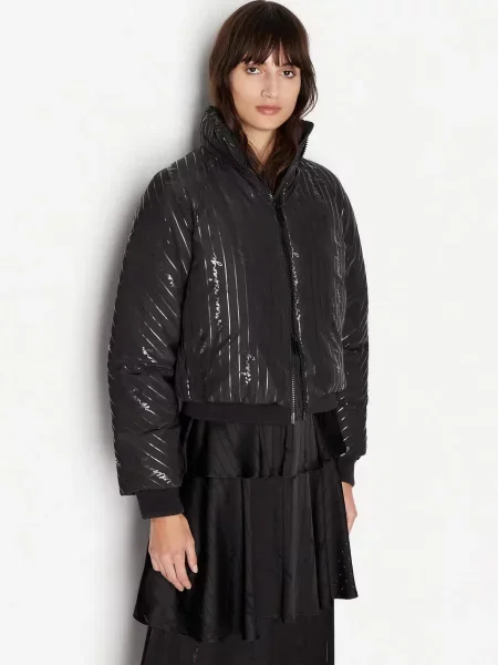 Armani Exchange Демісезонна куртка чорний