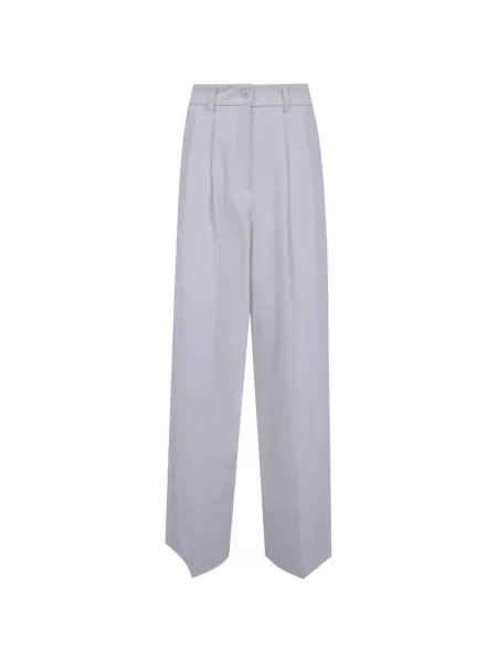 Pantaloni Drhope alb
