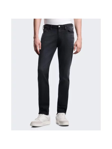 Jeansy Emporio Armani czarne