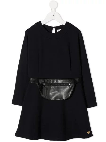 Sukienka dziecięca Lanvin Enfant niebieska