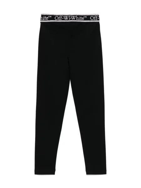 Legginsy dziecięce Off-white białe