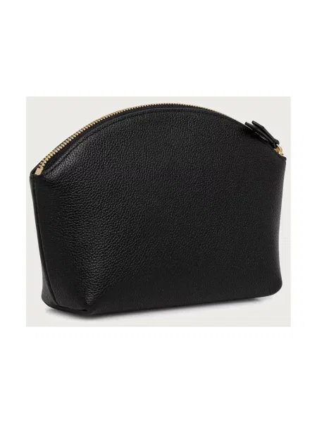 Emporio Armani kosmetyczka skórzana czarna