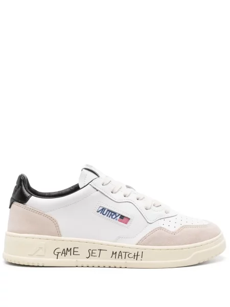 Sneakerși Autry din piele alb