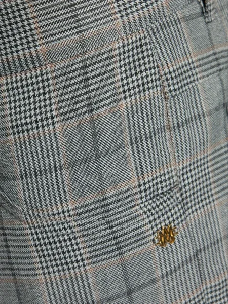 Pantaloni Amiri în carouri gri