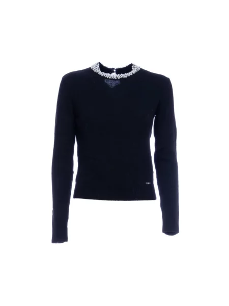 Sweter Fracomina z kaszmiru czarny