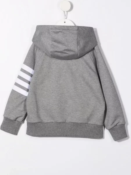 Bluza z kapturem dziecięca Thom Browne szara