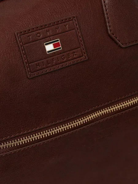 Tommy Hilfiger чанта мъжка от кожа кафяво