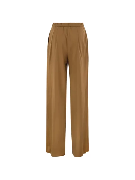 Pantaloni Max Mara cu cordon maro