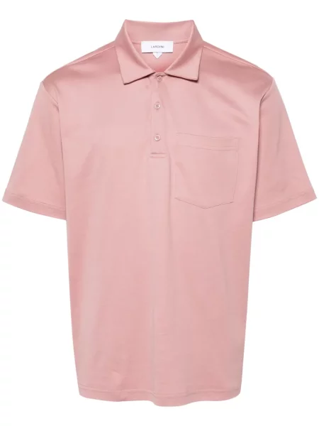 Polo Lardini din jerseu roz