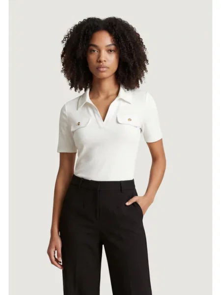 Morgan Tricou polo alb