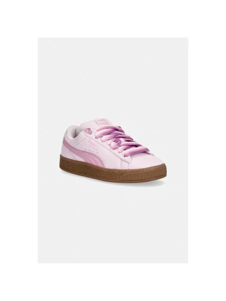 Puma sneakersy zamszowe Suede XL Fat Laces różowe