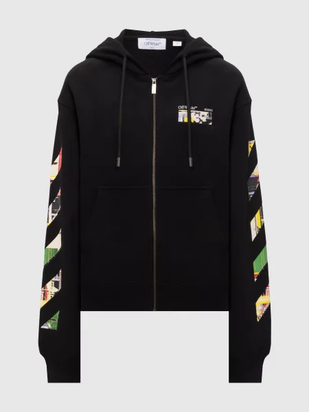 Спортивна куртка Industrial Arrow Off-white чорна