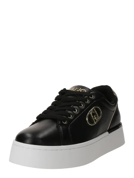 Sneakerși Liu Jo din piele negru