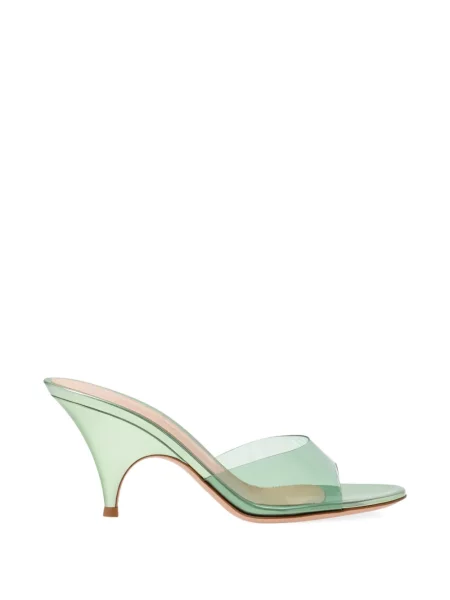 Papuci tip mules Gianvito Rossi verde