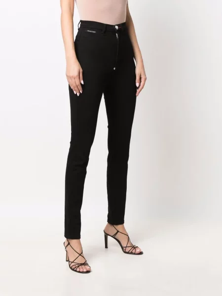 Skinny fit džínsy Philipp Plein čierna
