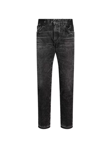 Blugi Dolce & Gabbana cu autograf negru