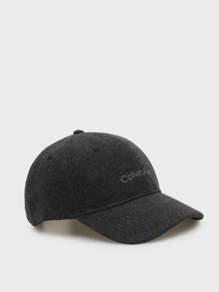 Фетровая кепка Calvin Klein с лого черная