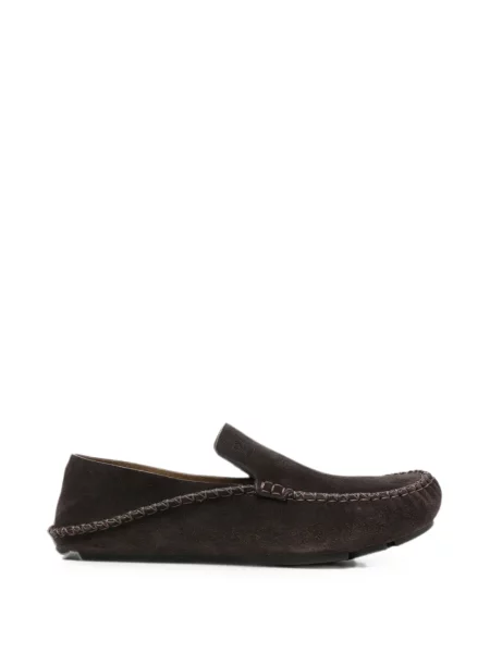 Pantofi loafer Loewe din piele de căprioară maro