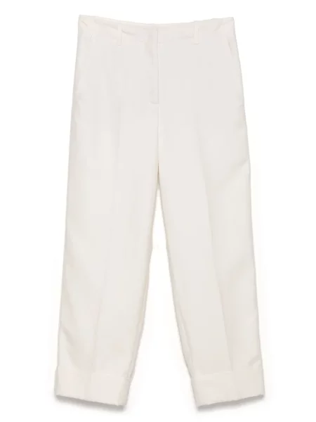 Pantaloni Akris alb