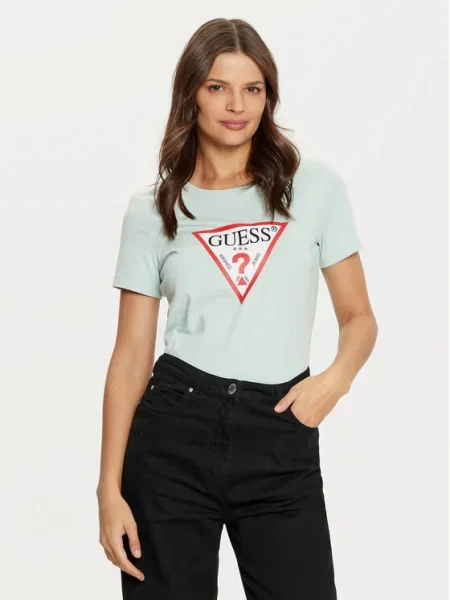 Тениска Guess зелено