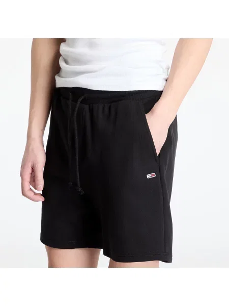 Къс дънки Tommy Hilfiger черно