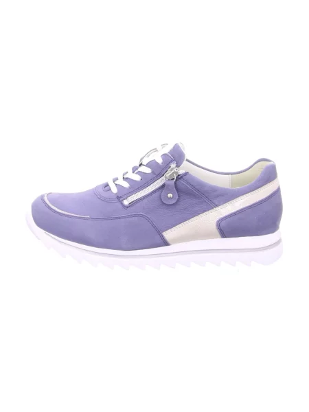 Sneakersy Waldläufer skórzane fioletowe