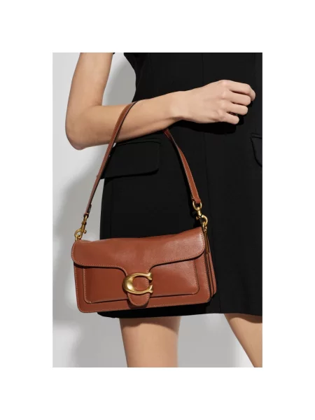 Torebka crossbody Coach skórzana brązowa