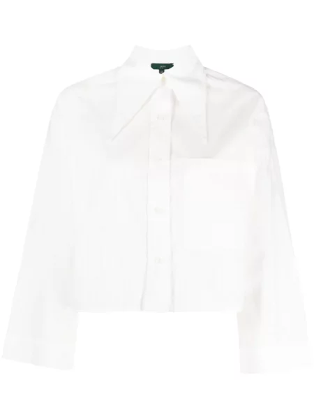 Koszula Jejia w paski o krotszym kroju biała