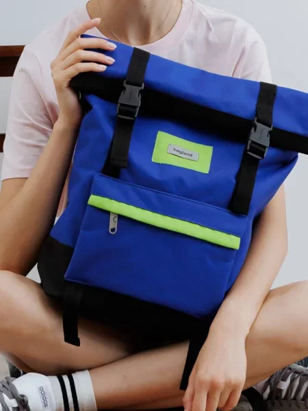 Bagland Рюкзак BGHolderBlackBlueRKZK Синій/чорний Поліестер/нейлон чорний