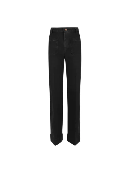 Jeansy Victoria Beckham ze stretchu czarne