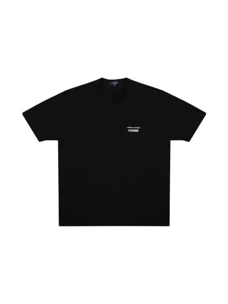 Koszulka Comme Des Garcons z logo czarna