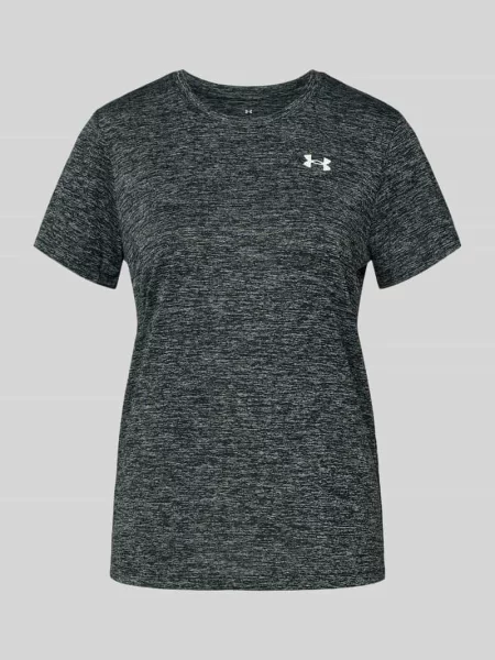 Koszulka treningowa Under Armour Tech C-Twist black/white czarna