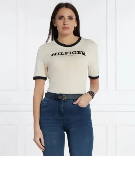 Tommy Hilfiger Póló MONOTYPE FLOCK