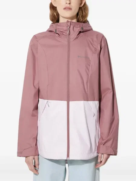 Geacă Columbia cu glugă roz