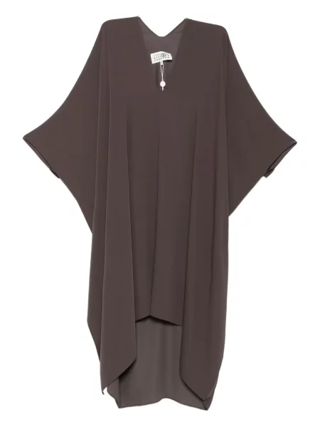 Rochie Mm6 Maison Margiela cu decolteu în V de costum gri