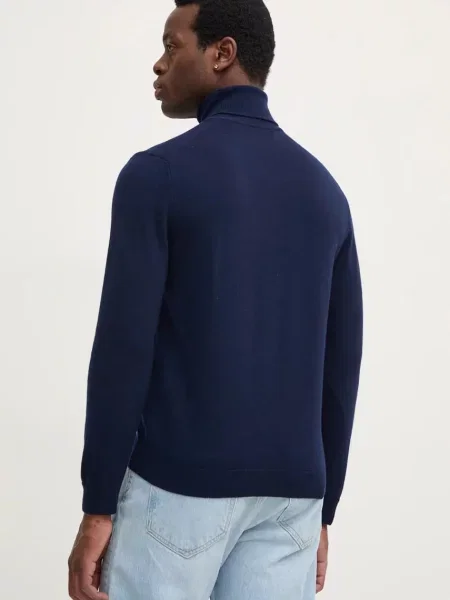 Шерстяной свитер United Colors Of Benetton синий