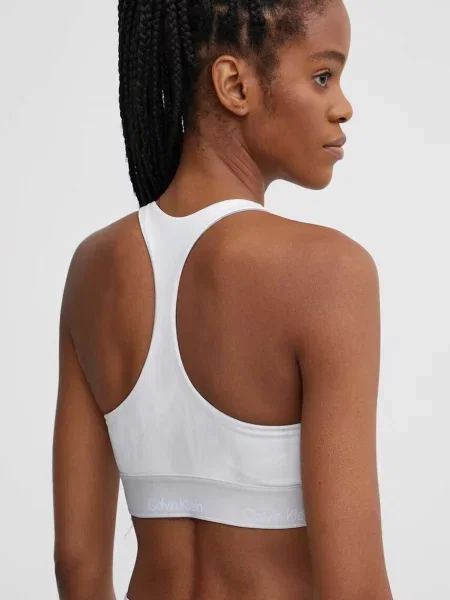 Denim ruha Calvin Klein Performance fehér