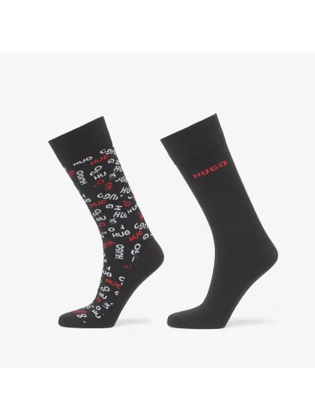 Șosete Hugo Boss Rs Tape Logo Cc Black negru