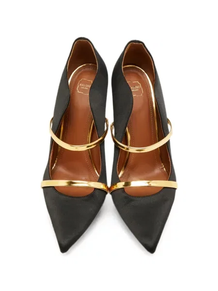 Pantofi cu toc Malone Souliers cu bretele negru