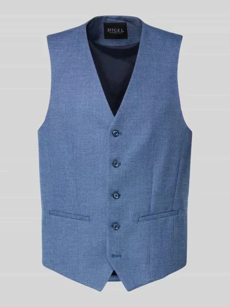 Kamizelka o kroju regular fit z dodatkiem model Edgar' Digel