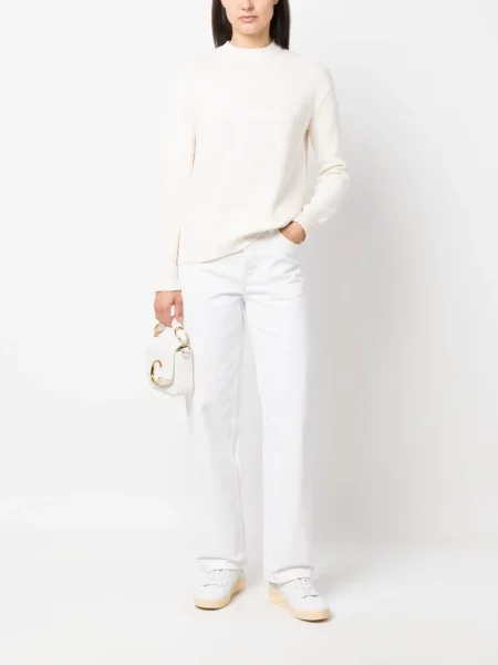 Ilgas megztinis Ralph Lauren Collection balta