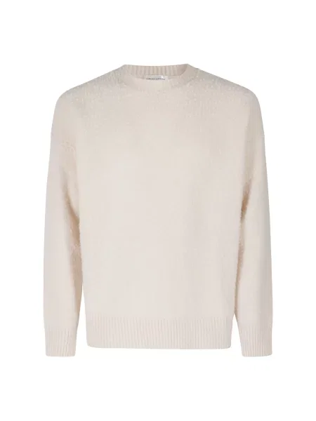 Sweter Roberto Collina wełniany beżowy