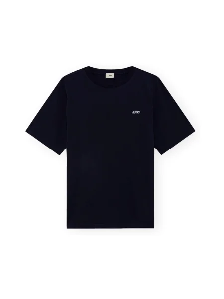 Tricou Autry cu broderie albastru
