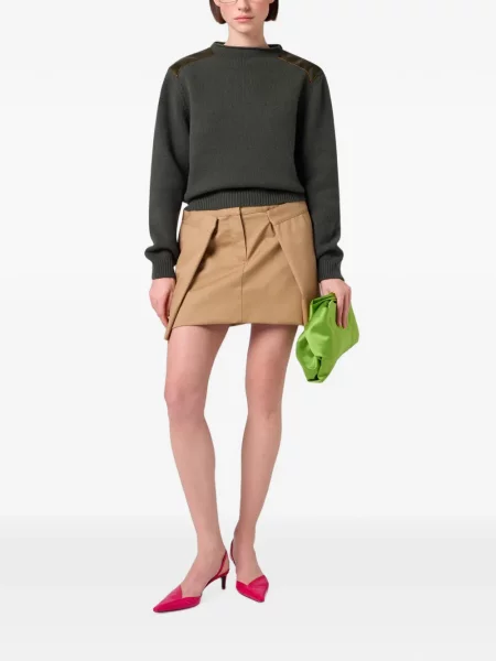 Pulover Msgm din piele verde