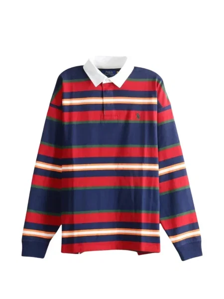 Kordbársony csíkos pólóing Polo Ralph Lauren autogrammal zöld