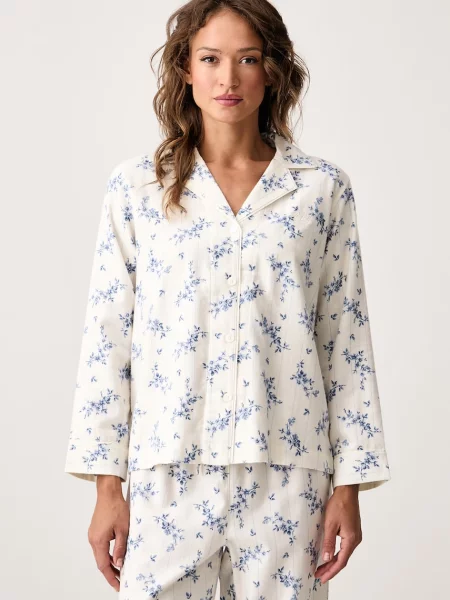 Lauren Ralph Lauren dvojdielne pyžamo dámske s bavlnou béžová