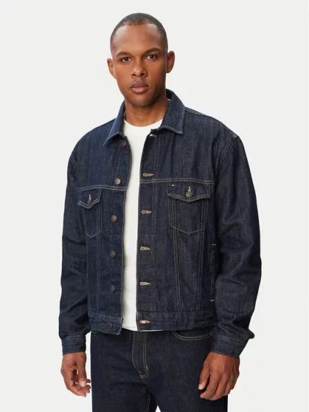 Tommy Jeans Τζιν μπουφάν Jaimie Σκούρο μπλε
