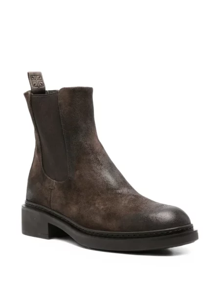 Botine chelsea Pantanetti din piele maro