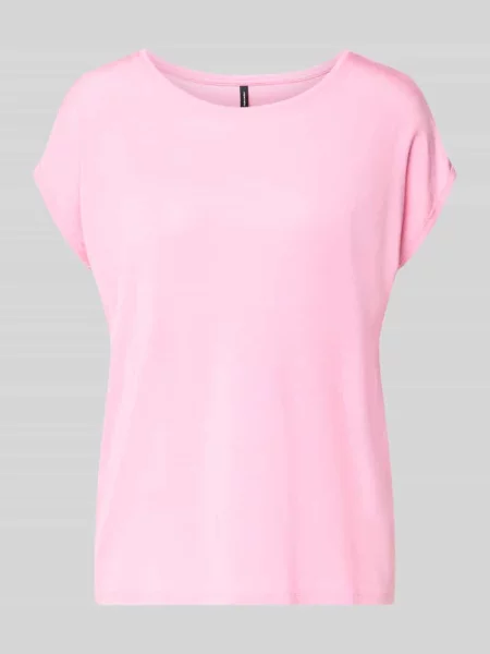 T-shirt o kroju krój regular fit z mieszanki lyocellu model AVA' Vero Moda